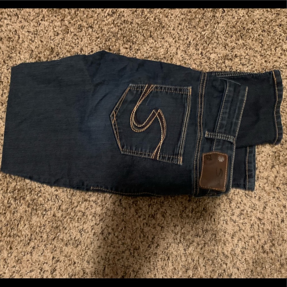 Silver jeans